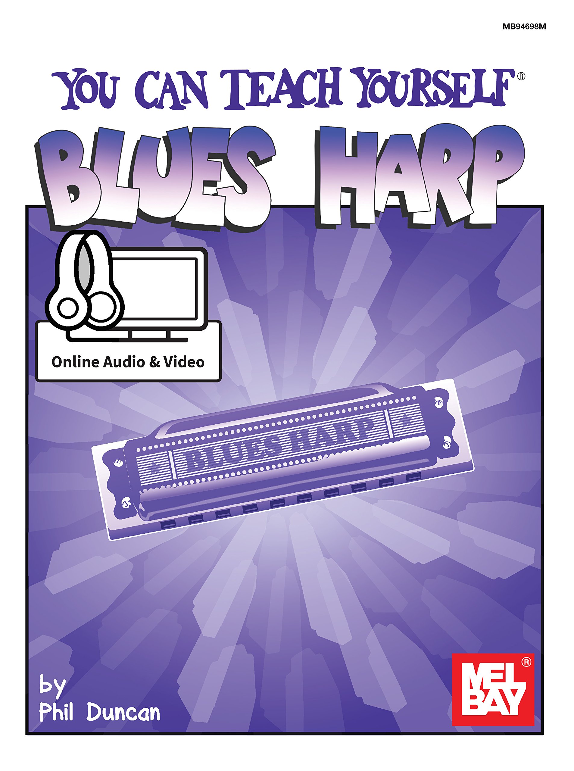 Blues Harp méthode d'harmonica pour apprendre seul le blues en anglais livre pédagogique