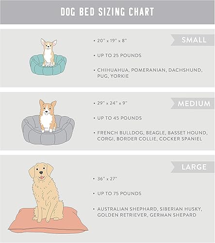 Vista 8 de Fringe Studio - Cama para mascotas Nosey Dog Spot Round Cuddler, 20 x 19 x 8 pulgadas (203001), pequeña par acampar