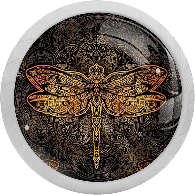 Vintage Dragonfly Drawer Knobs Dresser Knobs Door Handle Cupboard Pull
