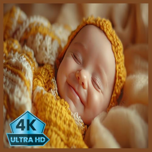 Baby Sleeping Lullaby Soothing 4K TV Screensaver