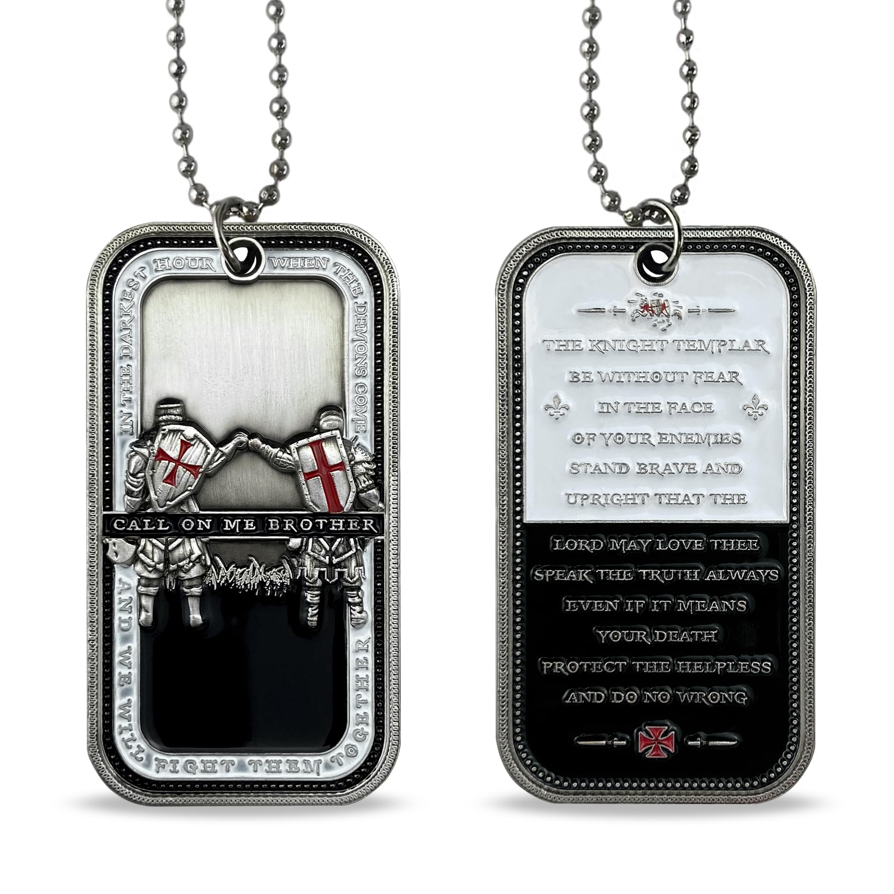 Amazon.com: BHealthLife Call on Me Brother Dog Tag Pendant