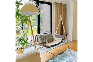 Luxurious Purple Leaf 3-Seat Deluxe Outdoor Patio Porch Swing