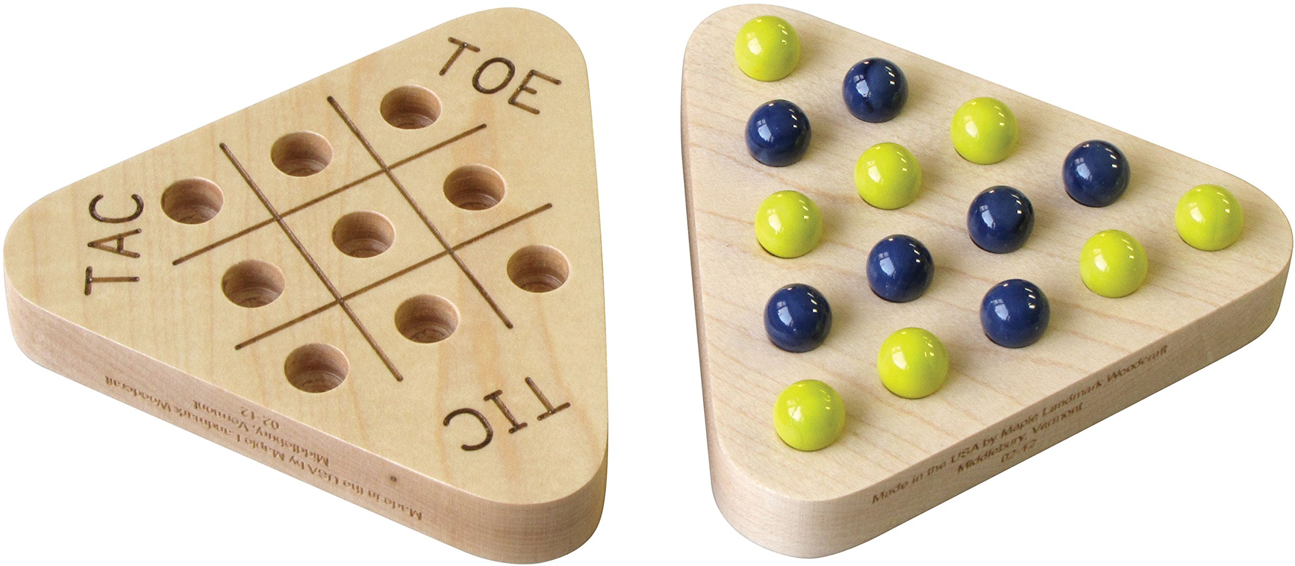 Maple Landmark Tic-Tac-Jump! - Made in USA