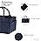 Sammy & Lou Diaper Caddy Organizer - Collapsible Tote Bag with Handles - Organizer for Diapers, Wipes & Baby Changing Supplies - Felt Storage Organizing Bin for Car, Desk, Nursery (Navy Blue)