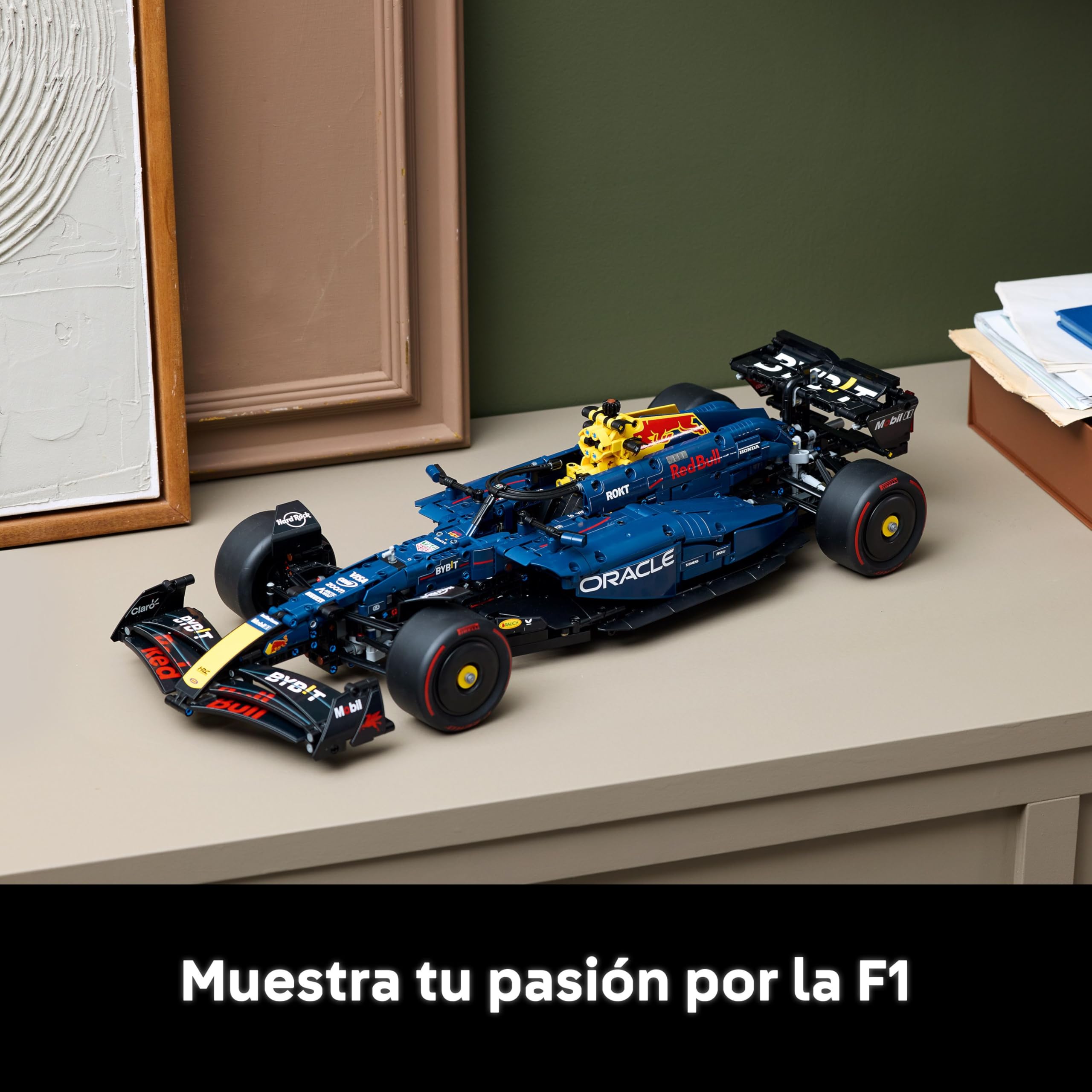 LEGO Technic Coche Oracle Red Bull Racing RB20 F1 Kit de Construcción para Adultos, Maqueta de Coche de Carreras de Fórmula 1 a Escala 1:8 con Motor V6, Regalo para Hombres y Mujeres 42206