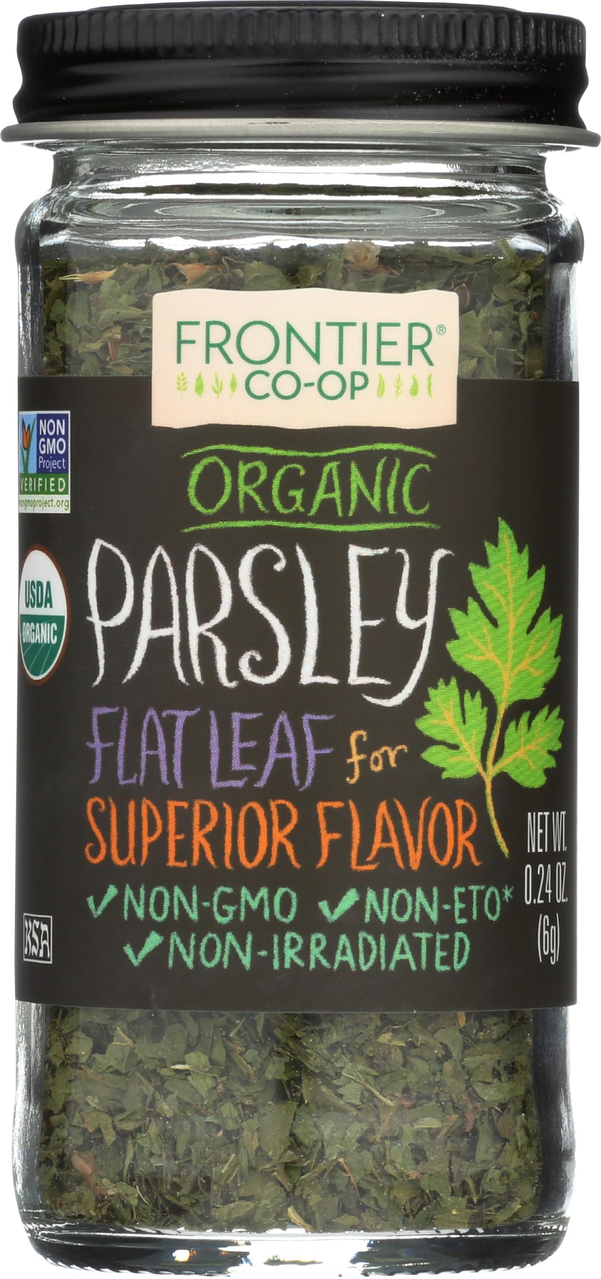 Frontier Organic Parsley Spice - Flakes - 0.24 Ounces