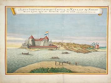 4"x6" Gallery Poster, Elmina Castle in the Guinea coast, present-day Ghana, was built in 1482 by Portuguese traders and was the first European-slave trading post in Sub-Saharan Africa. [ 96 ] [ 97 ]
