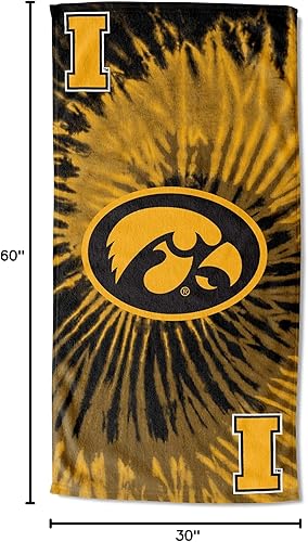 Vista 291 de Northwest NCAA Alabama Crimson Tide - Toalla de playa unisex para adultos, 30 x 60 pulgadas, psicodélico Psychedelic