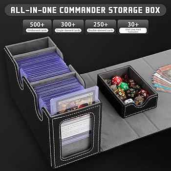 HIMOMO MTG Deck Box, Commander Magic Deck Box na 200+ kart