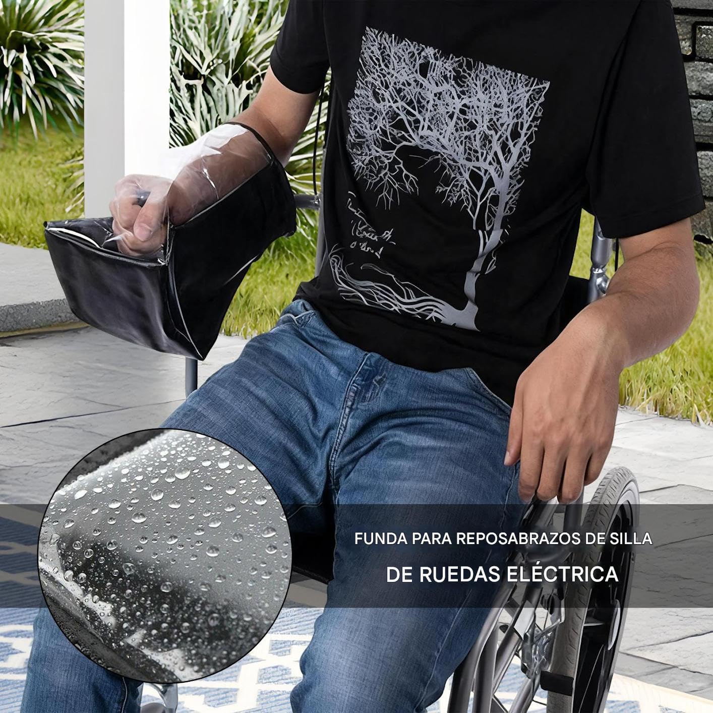 Protector De Palanca Para Silla Eléctrica - Protector Del Controlador Para Silla De Ruedas | Cubierta Para Lluvia De Joystick Para De Ruedas Eléctrica | Para Personas Mayores Con Discapacidad