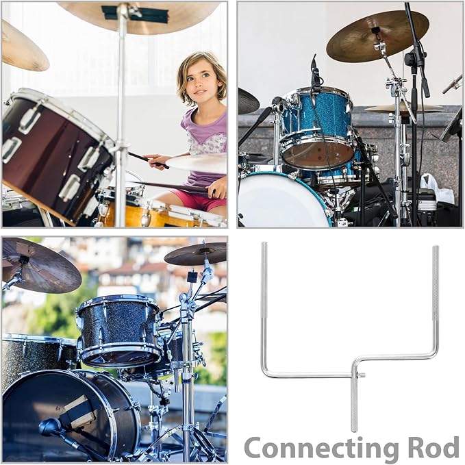 Soporte para Cowbell de Metal ERINGOGO para Batería miniatura 4