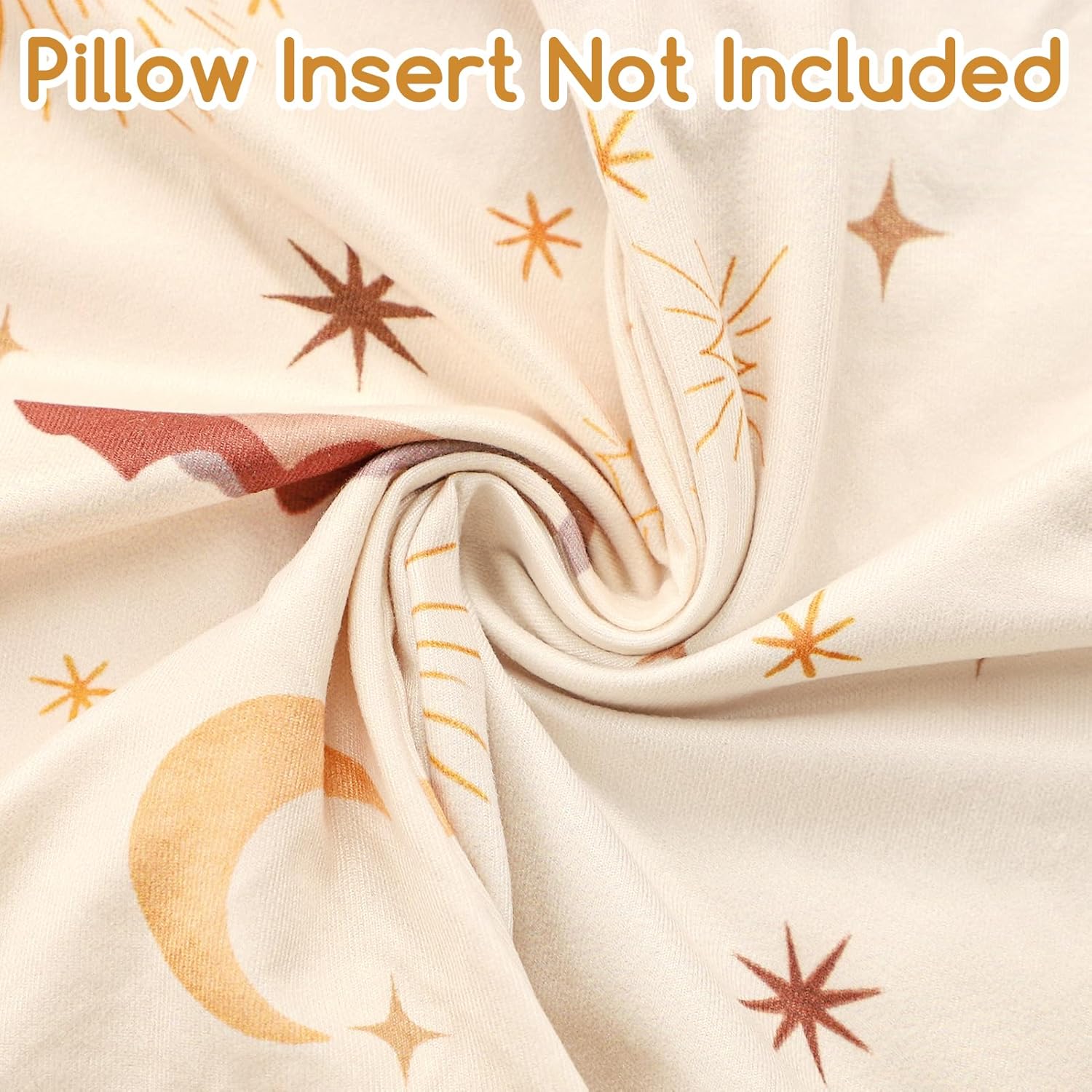 Nursing Pillow Cover 2 Pack, Stretchy Nursing Covers for Breastfeeding Pillows, Soft Nursing Pillowcase for Baby Girls Boys, Removable Slipcover for Infant Newborn, Moon(Only Cover) - Image 3