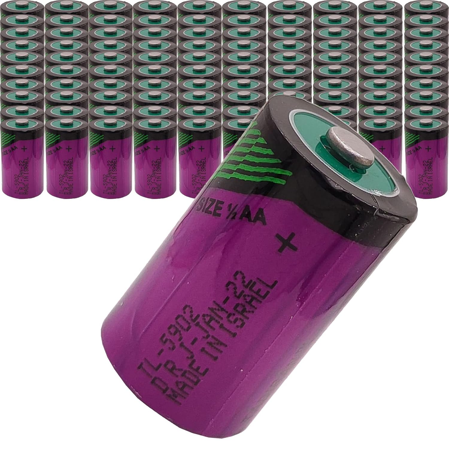 100 Pcs tl5902 3 6V Battery for tadiran tl-5902 1 2AA Lithium Battery 100 Pcs TL-5902