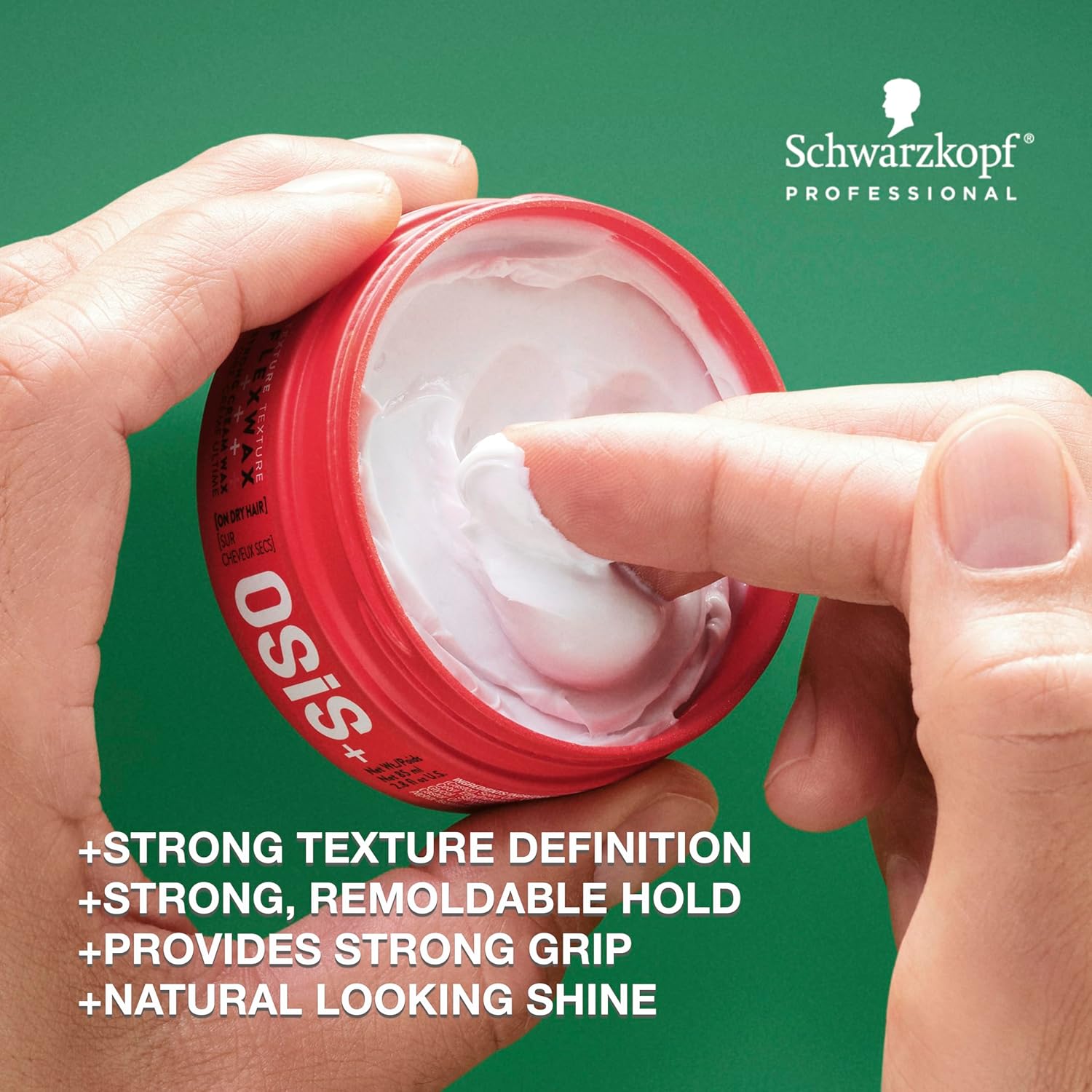 OSiS+ Flexwax - Ultra Strong Cream Wax for Creative Styling & Natural Shine - Image 3