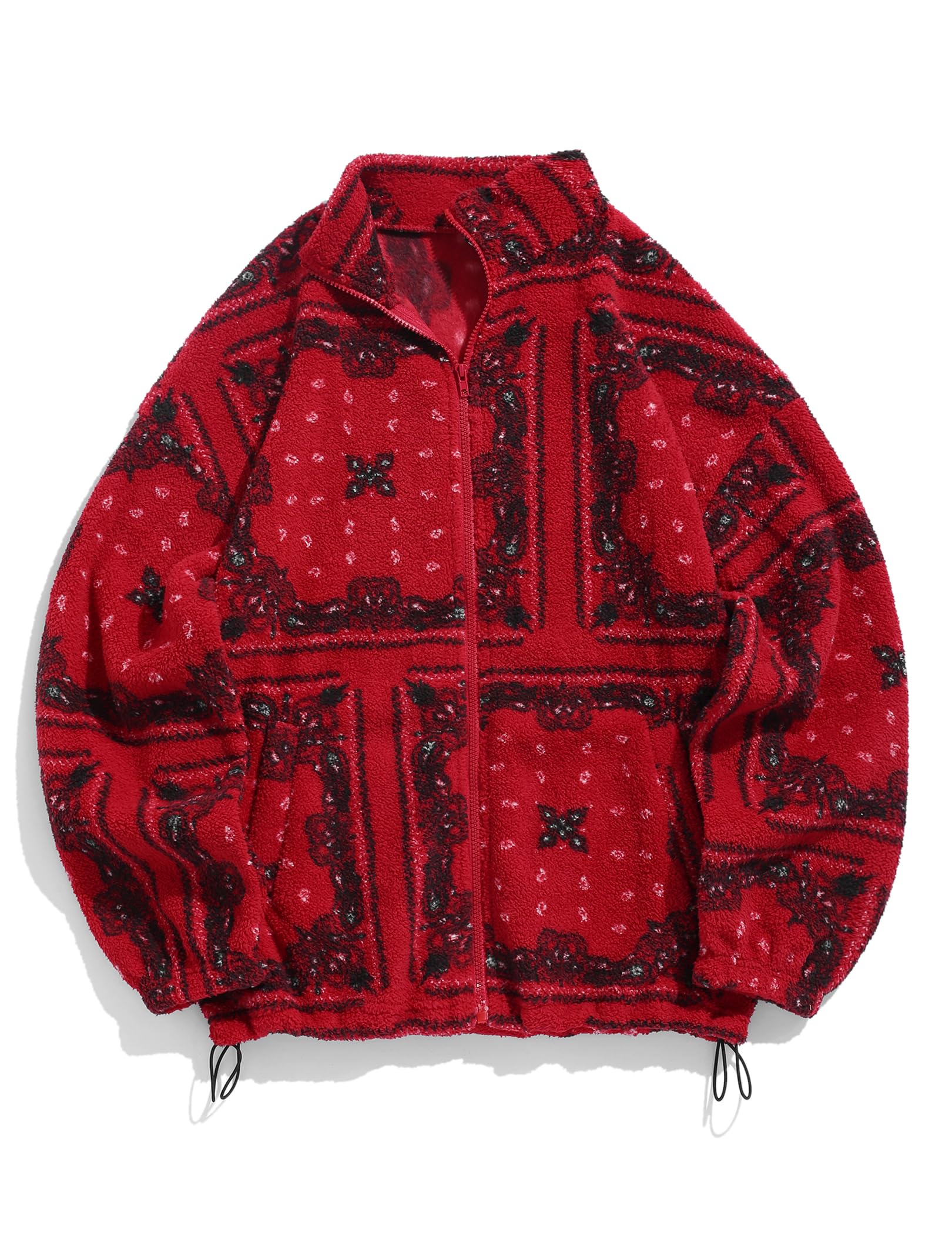 Zaful Womens Long Sleeve Zip Up Coat Faux Fur Ethnic Desertcart