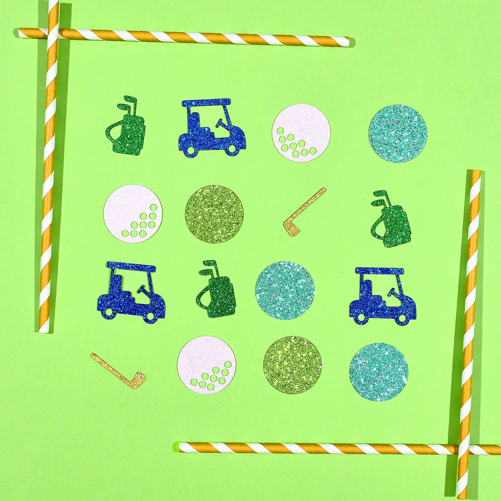 Sursurprise Golf-Konfetti Set (200 Stück) – Glitzer-Dekoration Für Golf-Partys