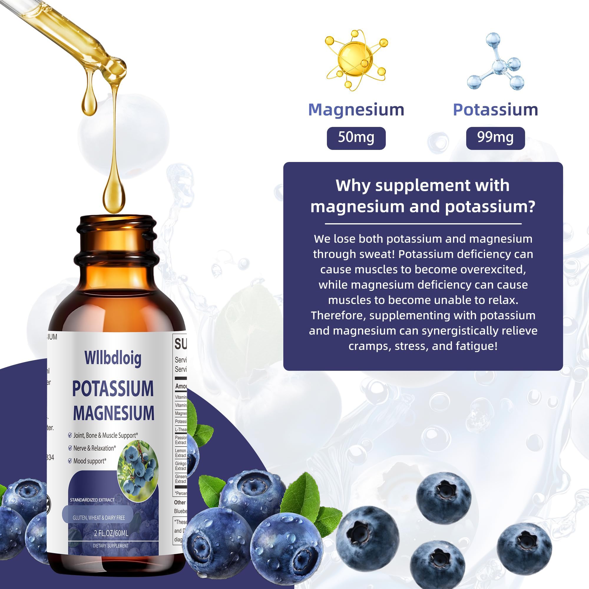 Potassium Magnesium Supplement Liquid Drops 2 Pack,High Absorption — Amazon image 5