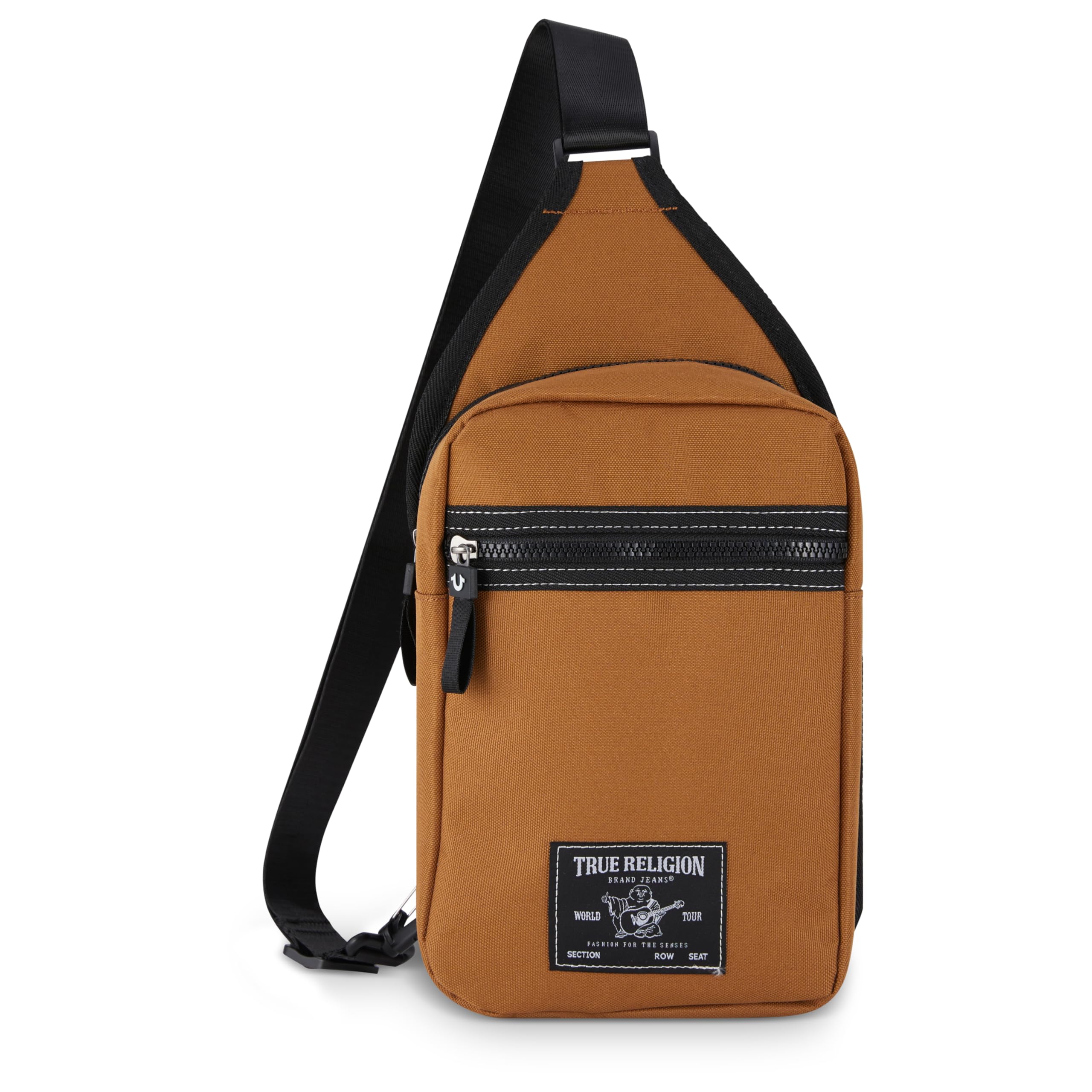 true religion crossbody bag men – casual shoulder sling bag for men, small travel men’s crossbody