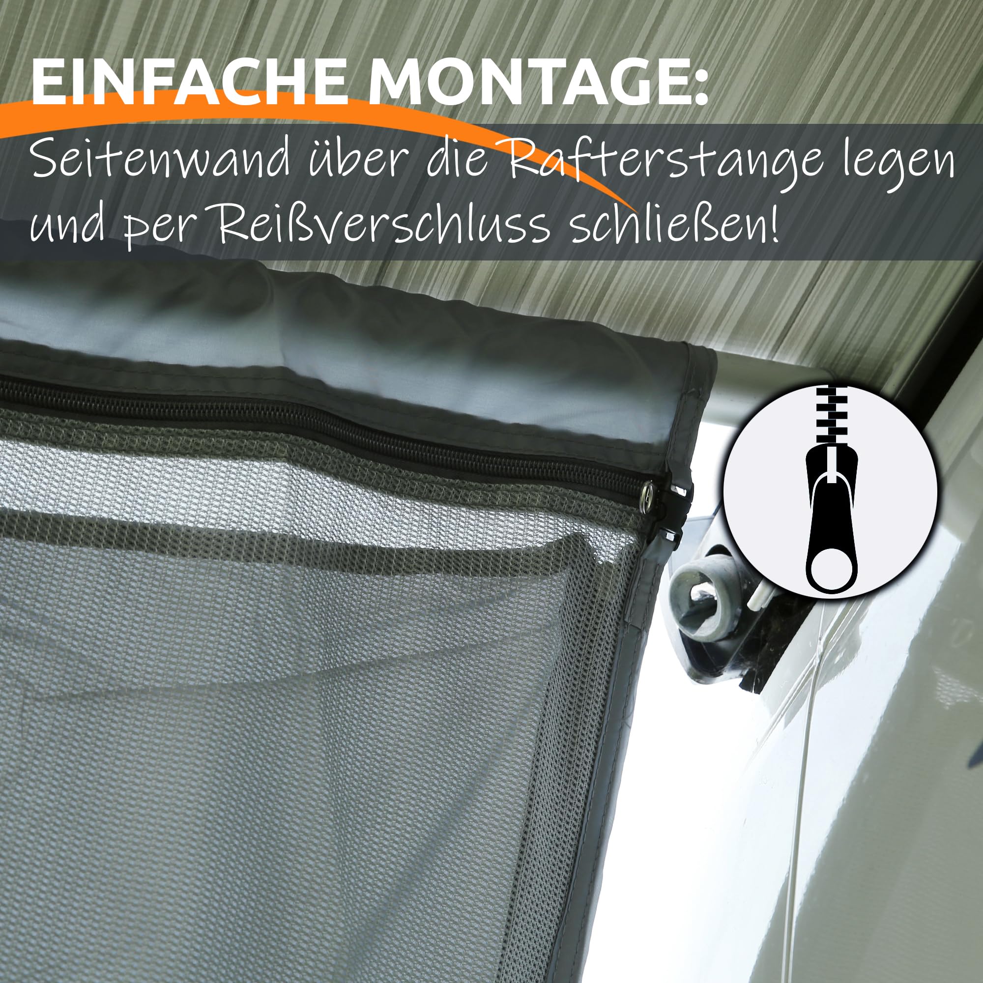 your GEAR Sun + Rain Blocker Side Walls 300 – 2 x Seitenwand für Thule 9200