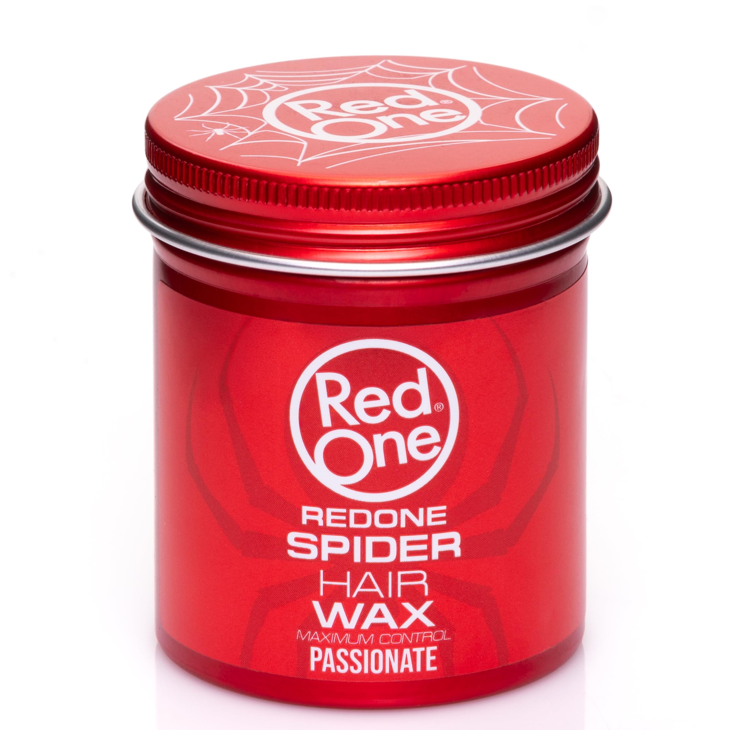 Redone Spider Hair Wax Passionate 100ml | Maximum Control | Flexible Grip and Texture Inserts | Medium Shine Look | Women's and Men's Waxing | Ultra Hold Effect | All Hair Types