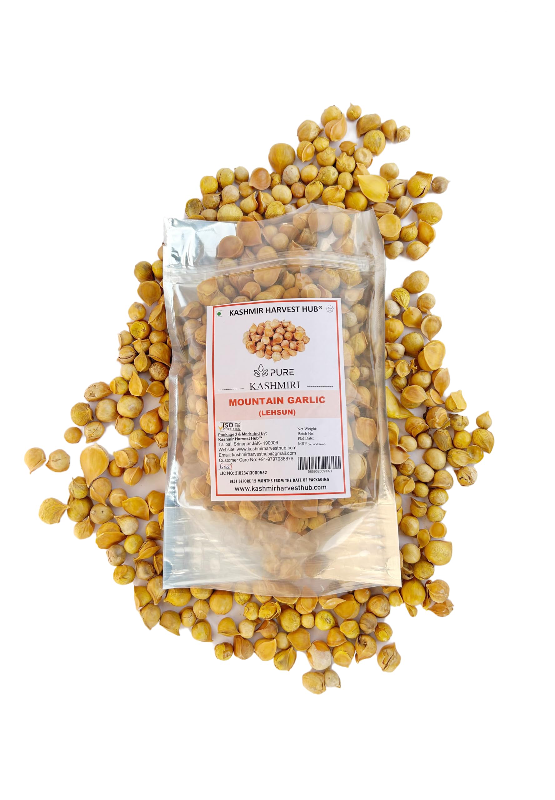Kashmir Harvest Hub Kashmiri Snow Mountain Garlic - 250g | 100% Natural & Fresh | Pure & Authentic | Premium | Lehsun | Organic | Himalayan (Pack of 1) (B0CRRG2P78) Amazon Price History, Amazon Price Tracker