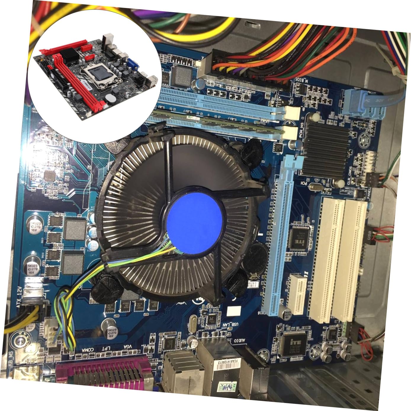 Tofficu Scheda Madre Per Computer Desktop Compatibile Processore Supporta Memoria Fino Connettività Usb Installazione Facile
