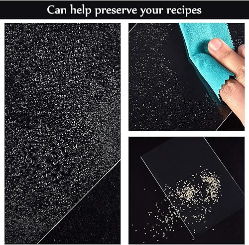 Miniatura 3 de Boao 200 protectores de tarjetas de recetas de 5 x 3 pulgadas, fundas para tarjetas de recetas, protectores de plástico para libros de cocina,