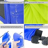 Vista 8 de Poray Soccer Goal for Kid Easy-up Set of Two Portable Soccer Net 210D Oxford with 8 Field Marker Cones Extra Stakes Fun for Backyard and Soccer