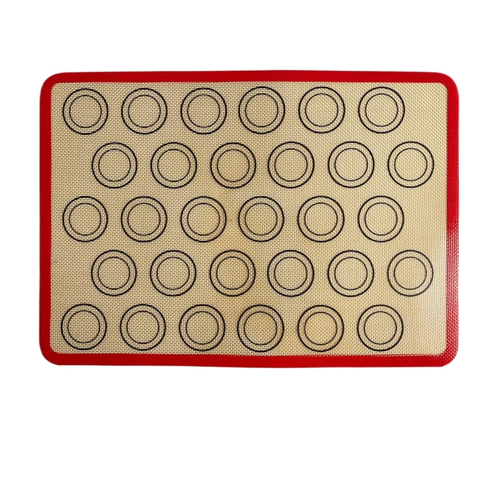 Tapis de cuisson de macarons silicone gris pour plaque pâtisserie et biscuits