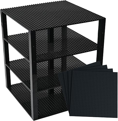 Estrictamente Briks, torres de ladrillos de 10 x 10pulgadas., negro (02 - Black) Estrictamente Briks, torres de ladrillos de 10 x 10pulgadas., negro (02 - Black)