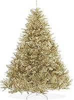 Vista 15 de Árbol de Navidad artificial Casafield de abeto negro de 4.5 pies de alto con soporte de metal resistente