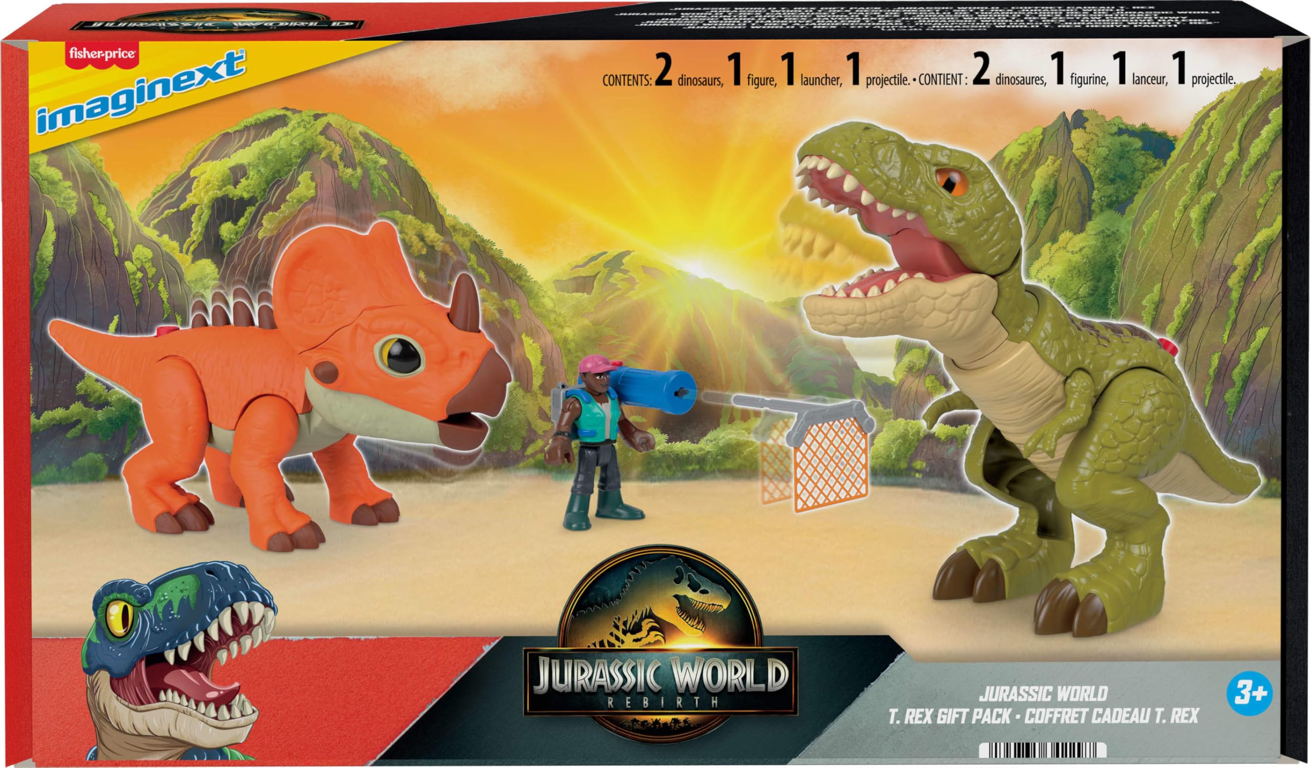 Amazon.co.jp: Fisher-Price Imaginext ジュラシックワールド 再生