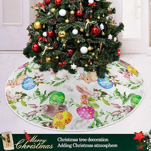 Miniatura 90 de Falda de árbol de Navidad para fiesta de cumpleaños, falda de árbol de 36 pulgadas, globos, tartas, faldas de árbol de Navidad, tapete de pie