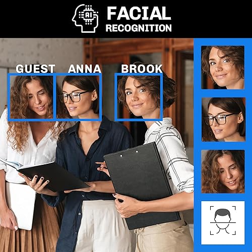 Miniatura 7 de GW Security Sistema de cámara de seguridad de 16 canales H.265+ PoE 12MP NVR 4K con 8 x 4K (8MP) reconocimiento facial/detección humana/vehículo