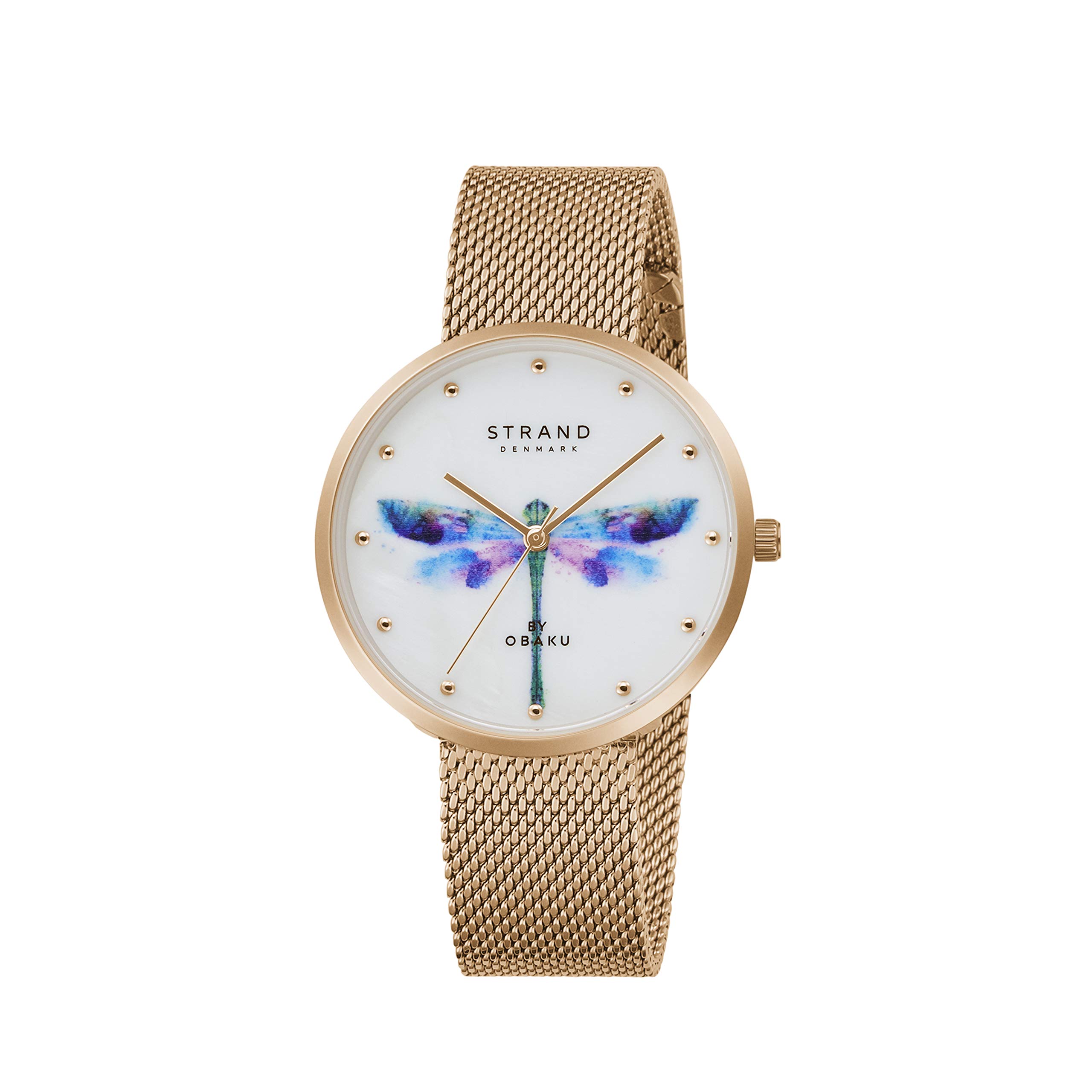 Strand By Obaku Dragonfly Analog Silver Dial Womens Watch-S700LXVWMV-DD (B08RDZQ28P) Amazon Price History, Amazon Price Tracker
