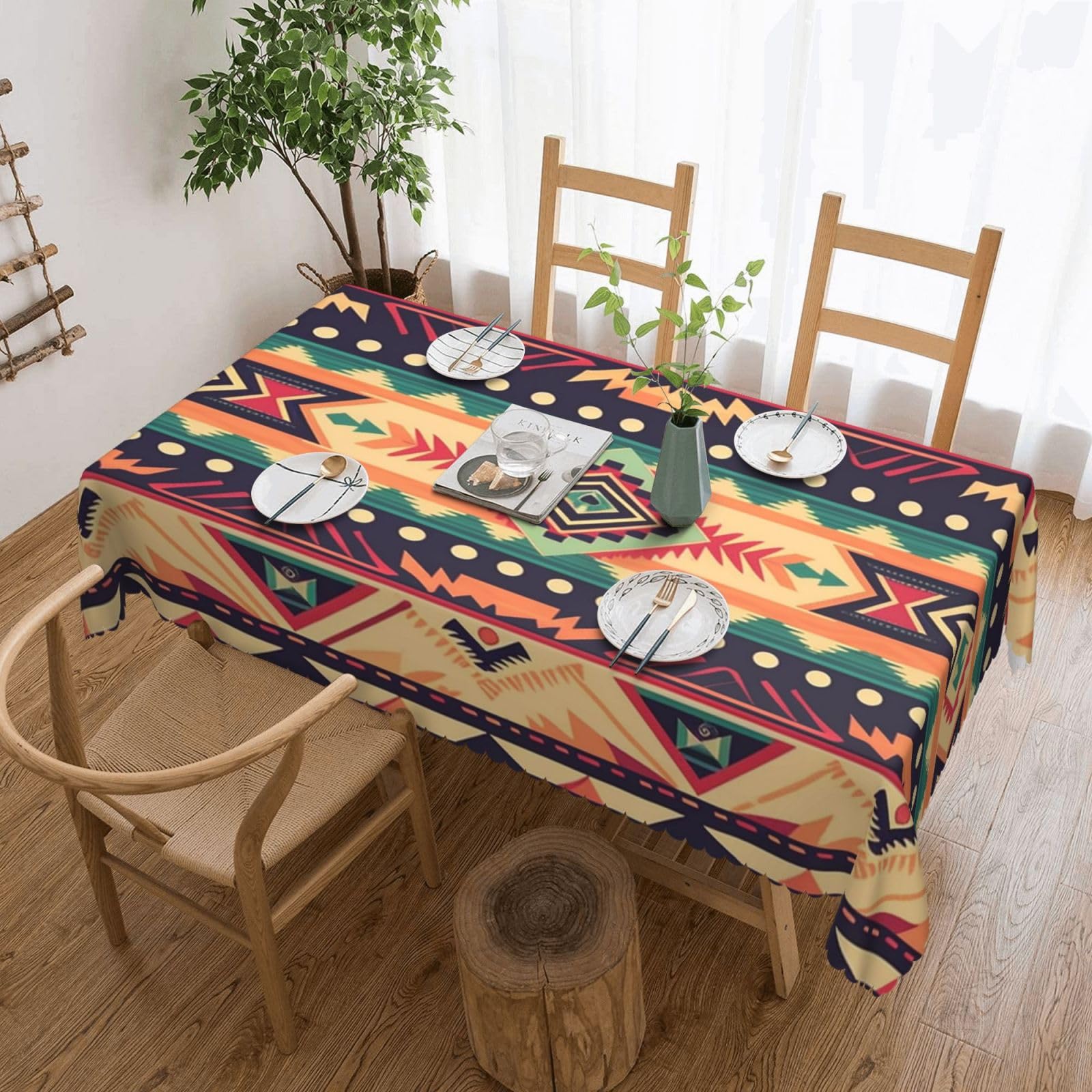 Nappe de cuisine et jardin imperméable style sud-ouest pour vos repas