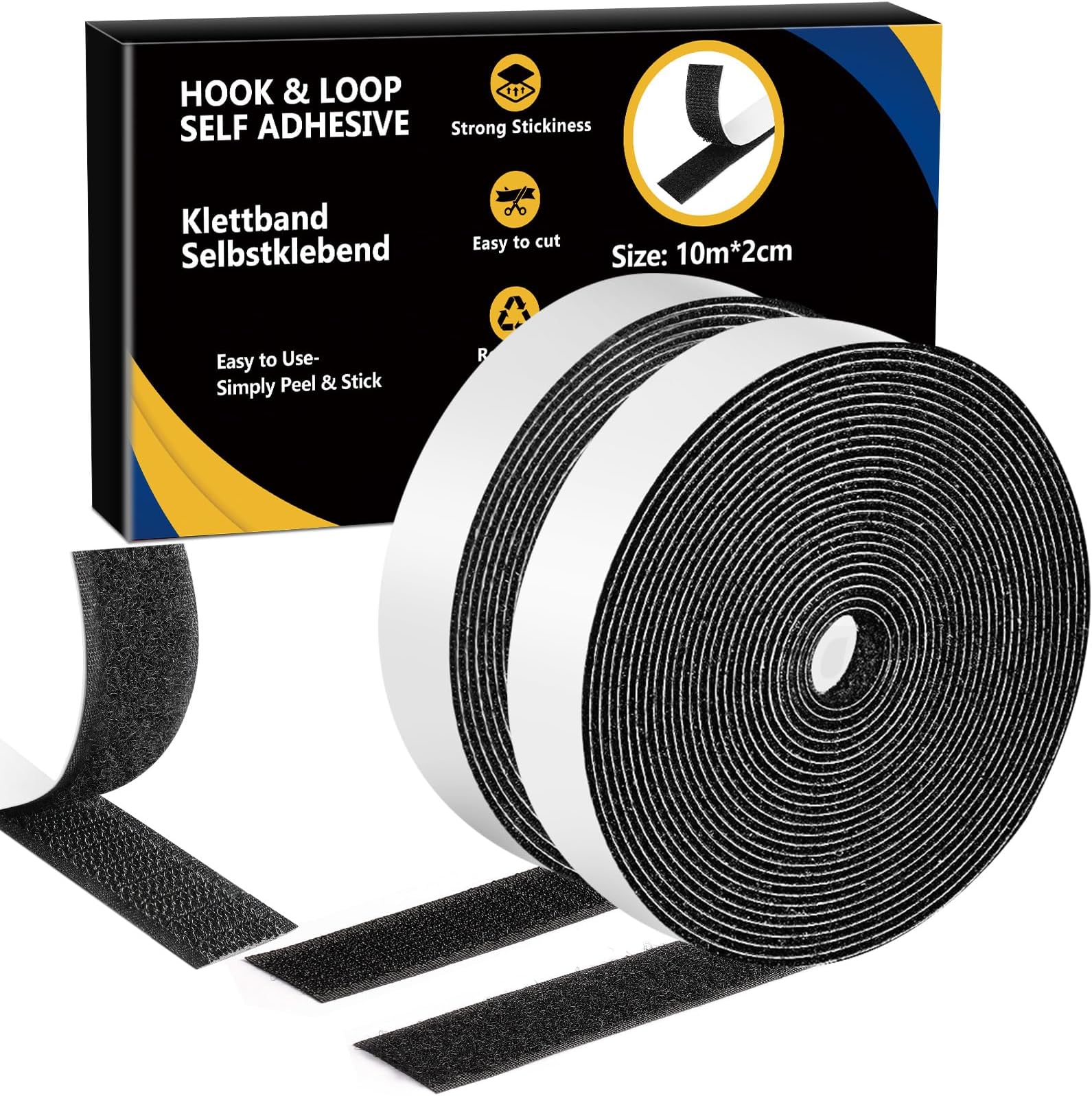 25M Bande Agrippantes Adhésives Rubans Adhésifs Bande Ruban Scratch