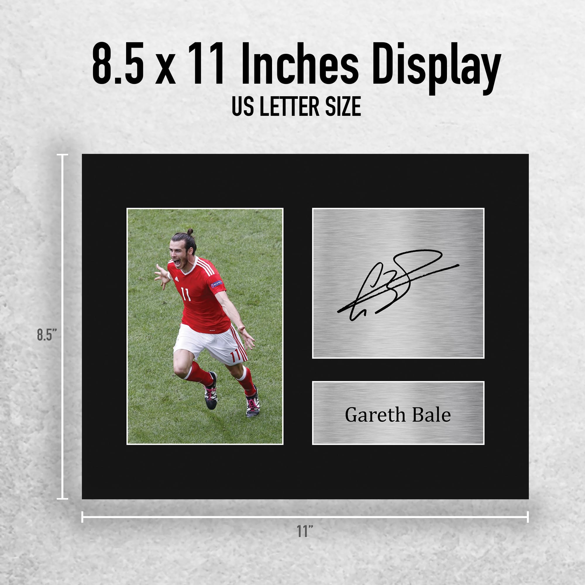 Amazon.com: HWC Trading Gareth Bale Wales Gifts Printed Signed