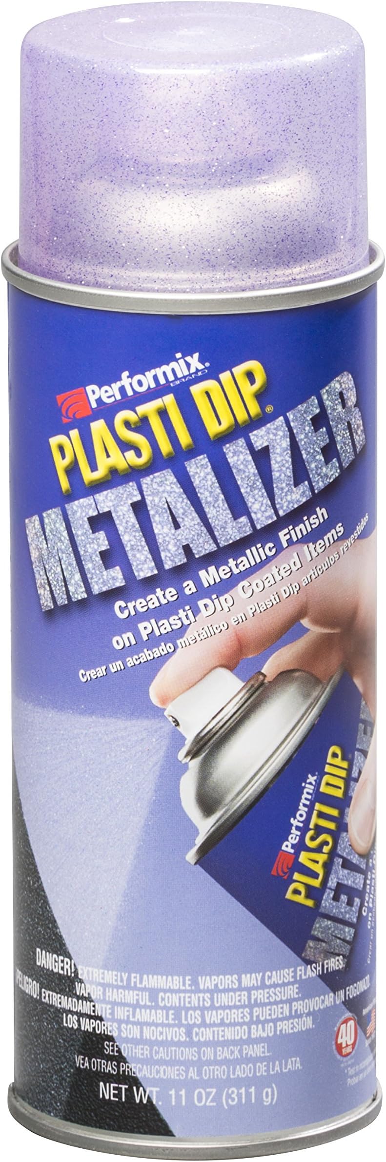 Plasti Dip Performix 11244-6-6PK Violet Metalizer Spray - 11 oz, (Pack of 6)