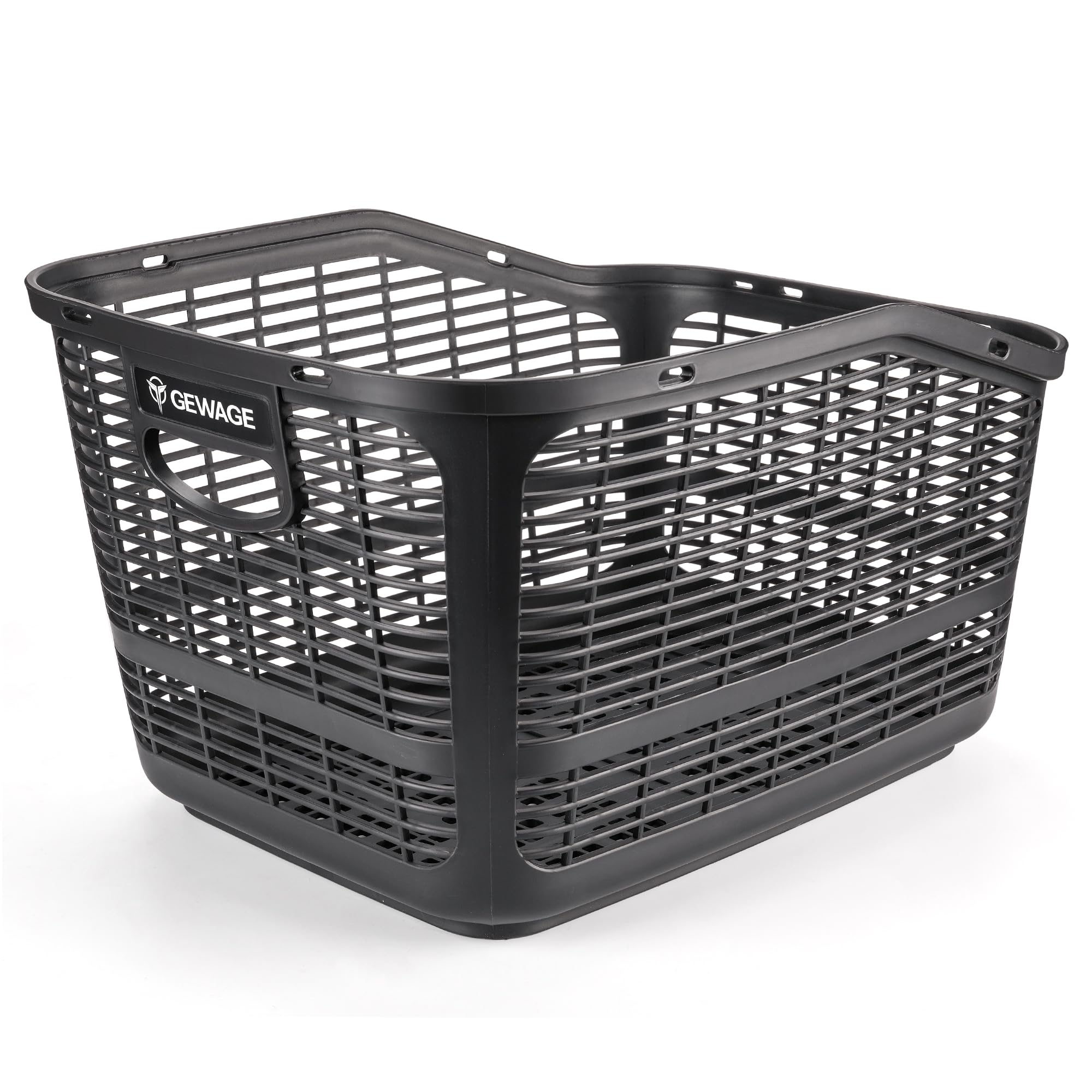GEWAGE Rear Bicycle Basket 36L – Large Rear Bike Basket for E-Bike & City Bike – Weatherproof, Rust-Free, incl. Cover Plate & Rain Cover – Sturdy Bicycle Basket for Shopping, School, Pets & Daily Use