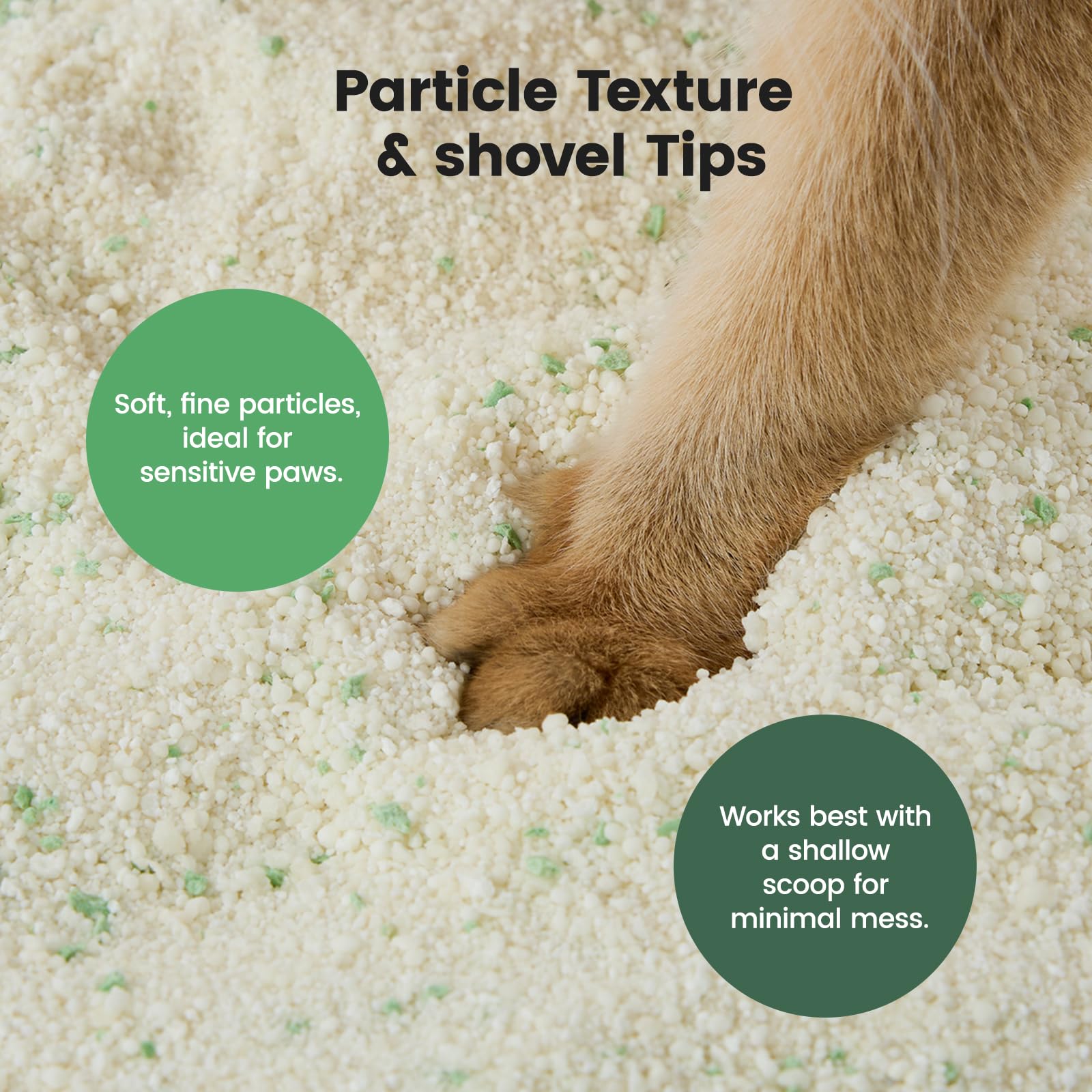 Gardner Pet Żwirek do kuwety z kasawi, Żwirek do kuwety z tapioki, kontrola zapachu | Niskopyłkowy | Naturalny skupiający się żwirek | Szybkie wchłanianie i niska śladowość żwirku dla kotów, bez