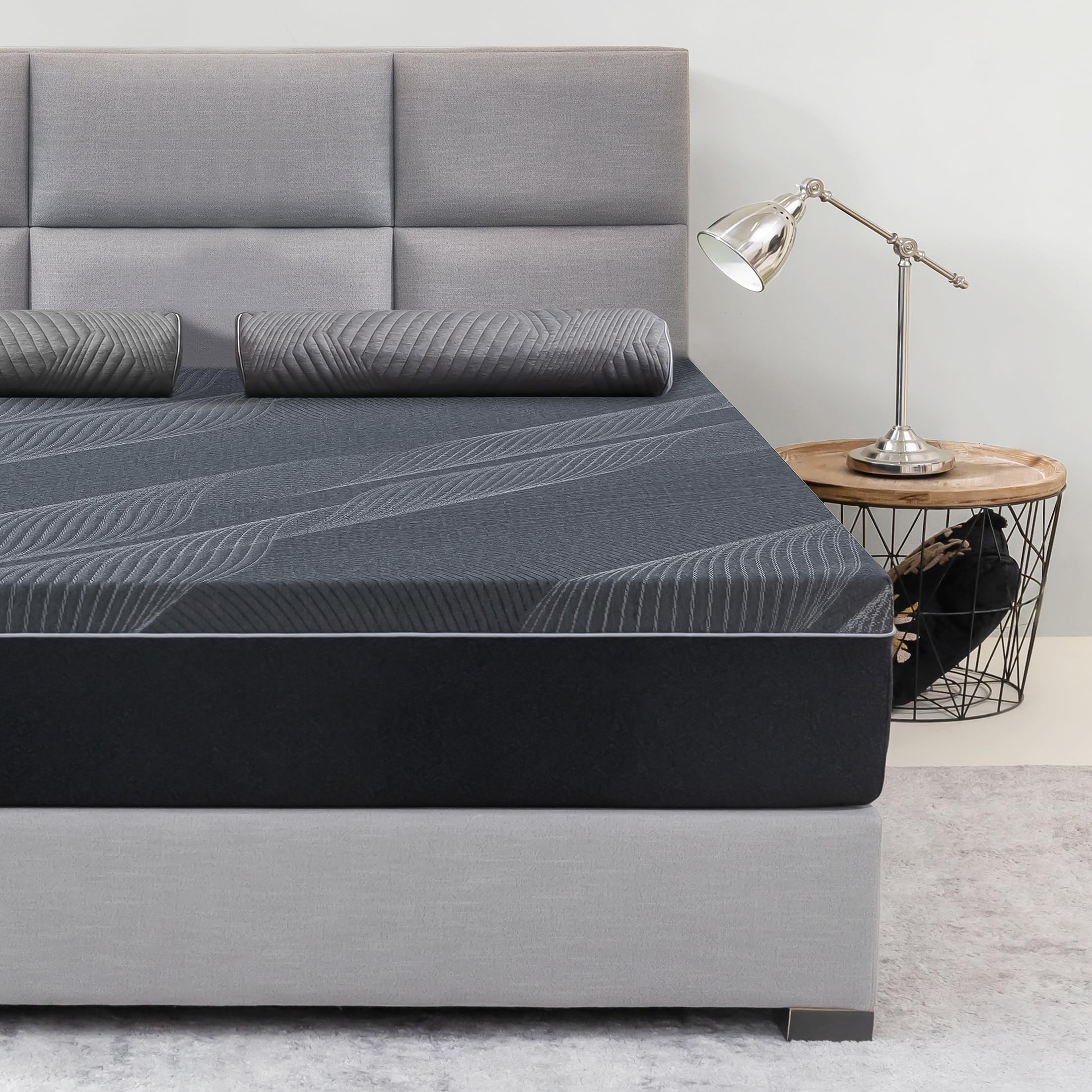 Copper Gel Memory Foam Mattress, 12 Inch Queen Size Memory