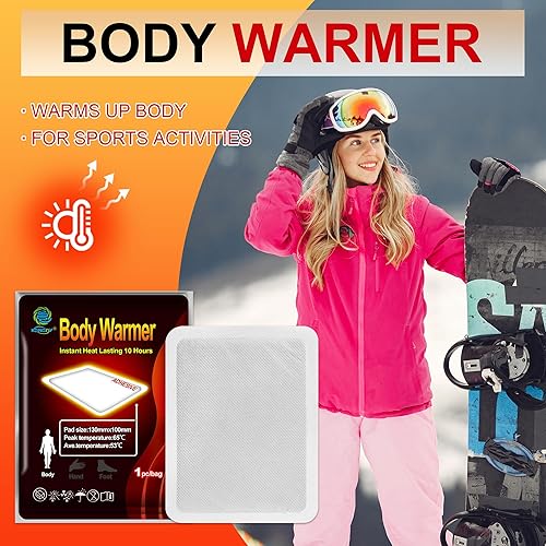 Miniatura 9 de KONGDY 20 parches de terapia de calor, parches de calefacción para alivio del dolor de cuello, rodilla y espalda, parches de calor para aliviar el