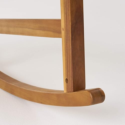 Vista 15 de Great Deal Furniture Noble House Arcadia - Mecedora de madera de acacia para exteriores, color gris (juego de 2)