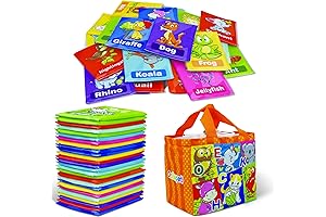 Dr. Rapeti Soft Alphabet Cards for Baby Toddler Kids, Learning Educational ABC...