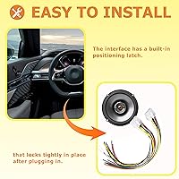 Vista 6 de Arnés de cableado estéreo de 10 pines compatible con radio Kicker Bass, PT10 11PT8 11PH12 11HS8 11PHD12 PT250, fácil de instalar