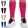 Modetro Sports Calf Compression Sleeves for Men Women - 20-30mmhg Shin Splints Support - Calf Support Pink XXL