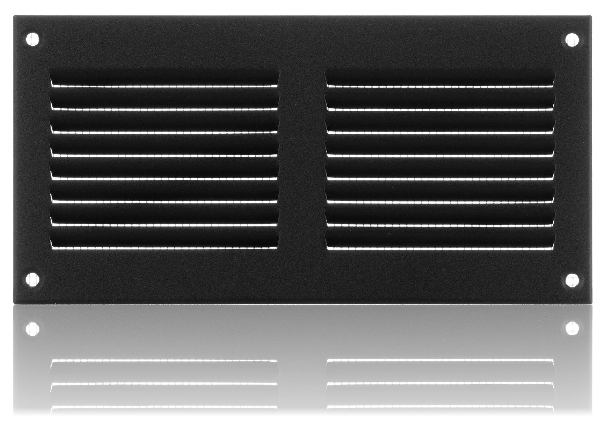 About Vent Anthracite 200X100mm / 8X4 Inch Metal Ventilation Grille With Flyscreen - Air Vent Cover