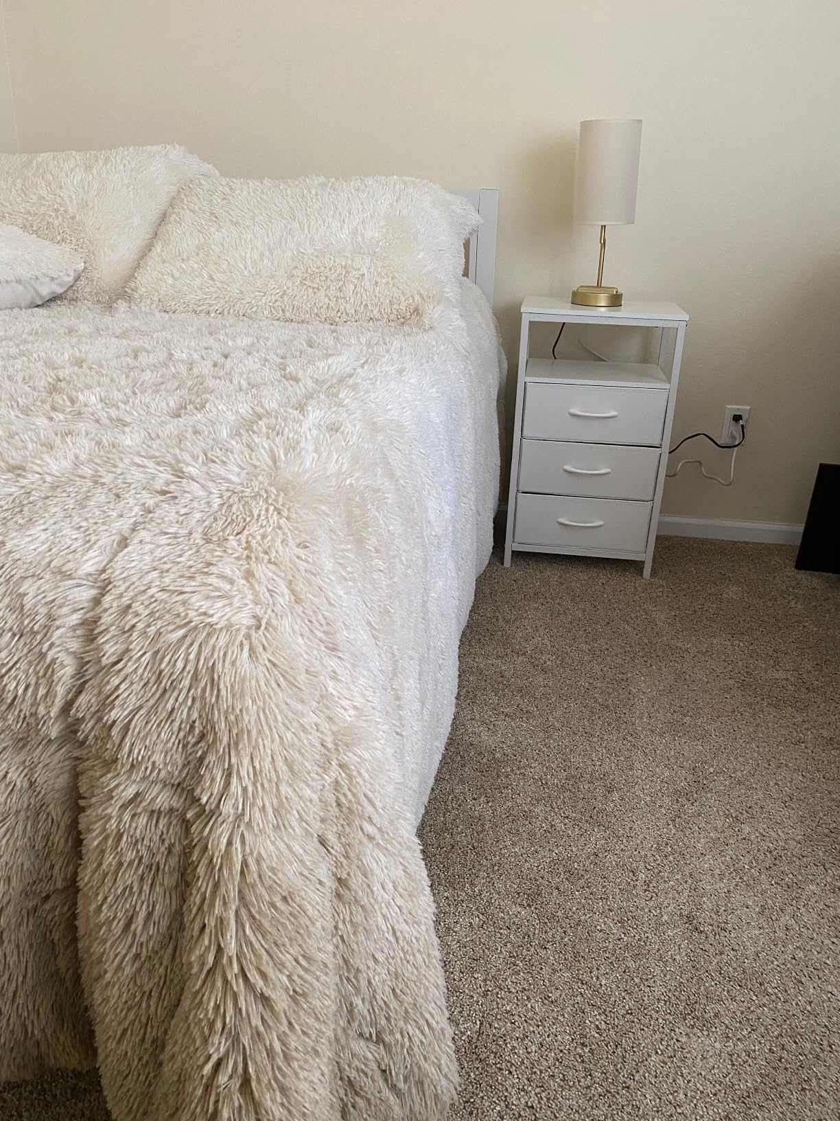 Large wooden nightstands example