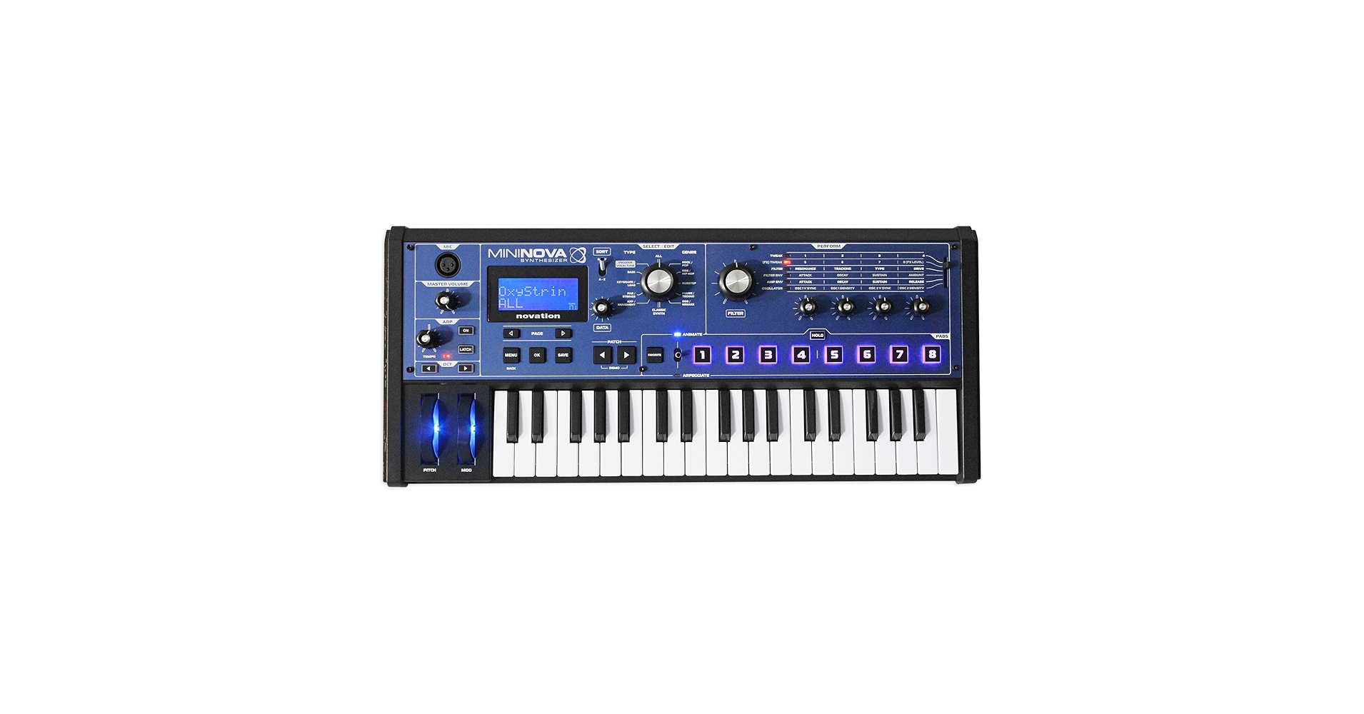 Amazon.com: Novation MiniNova analogueue Modeling Sythesizer